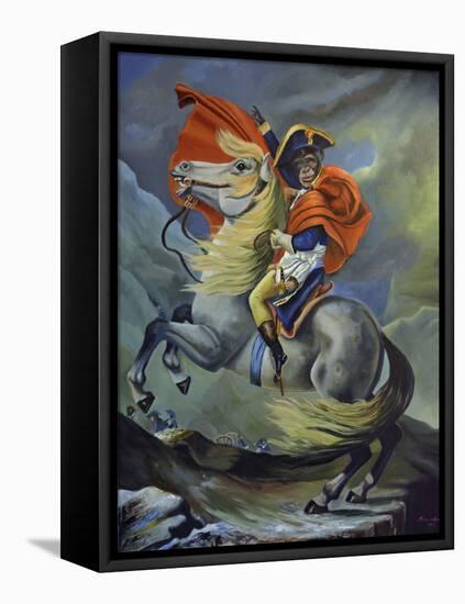 Master Napoleon-Sue Clyne-Framed Stretched Canvas