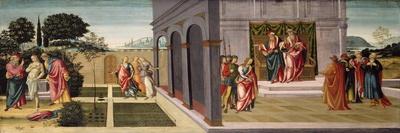 Susanna and the Elders in the Garden, and the Trial of Susanna before the Elders, C.1500-Master of Apollo and Daphne-Mounted Giclee Print