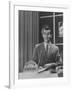 Master of Ceremonies, Dick Clark Presiding over the Teenage Jazz Show-Robert W^ Kelley-Framed Premium Photographic Print