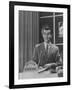 Master of Ceremonies, Dick Clark Presiding over the Teenage Jazz Show-Robert W^ Kelley-Framed Premium Photographic Print