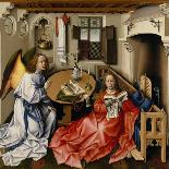 Annunciation Triptych (Merode Altarpiece), c.1427-32-Master of Flemalle-Stretched Canvas