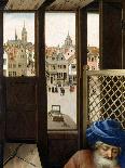 Annunciation Triptych (Merode Altarpiece), c.1427-32-Master of Flemalle-Framed Stretched Canvas