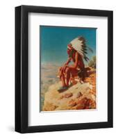 Master of His Domain-William R^ Leigh-Framed Art Print
