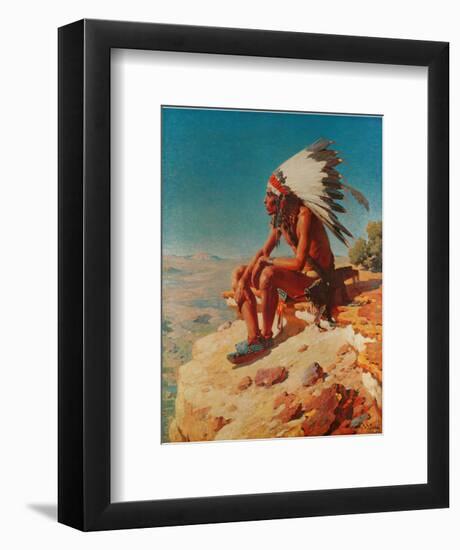 Master of His Domain-William R^ Leigh-Framed Art Print