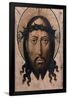 MASTER OF PEREA (1790-1510)/ VERONICA'S SCARF WITH THE HOLY FACE - XV CENTURY-MASTER OF PEREA-Framed Poster