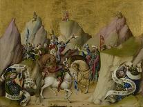 The Meeting of the Three Kings, with David and Isaiah, c.1475-Master of St. Bartholemew-Stretched Canvas
