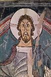 Christ's Face. Detail from the mural on the apse of San Clemente de Tahull. Romanesque art-MASTER OF TAHULL-Poster