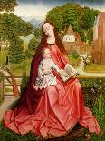 Virgin and Child-Master of the Embroidered Foliage-Stretched Canvas