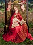 Virgin and Child-Master of the Embroidered Foliage-Giclee Print