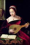 Mary Magdalene Playing the Lute-Master of the Female Half Lengths-Giclee Print