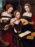 Three Musicians, c.1530-Master of the Female Half Lengths-Giclee Print