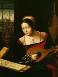 Lute Player-Master of the Half-Length Portraits-Laminated Giclee Print