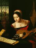 Lute Player-Master of the Half-Length Portraits-Framed Premium Giclee Print