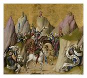 The Meeting of the Three Kings, with David and Isaiah (recto); The Assumption of the Virgin (verso)-Master of the St^ Bartholomew Altarpiece-Art Print