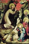 The Resurrection, SS James the Less, Bartholomew, Philip, after 1380-Master of the Trebon Altarpiece-Stretched Canvas