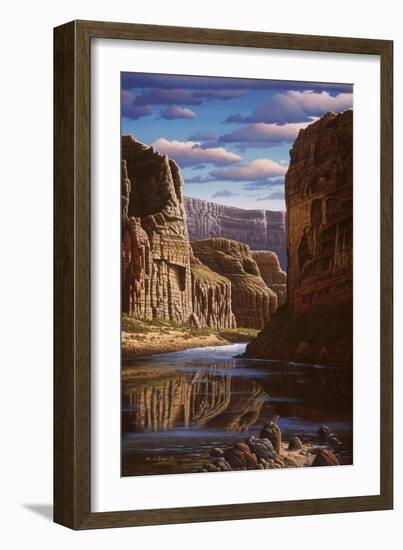 Master of Time-R.W. Hedge-Framed Giclee Print