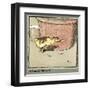 Master Quack the Duckling Finds a Tough Morsel-Cecil Aldin-Framed Art Print