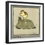 Master Quack the Duckling Riding a Tortoise-Cecil Aldin-Framed Art Print