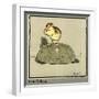 Master Quack the Duckling Riding a Tortoise-Cecil Aldin-Framed Art Print