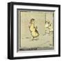 Master Quack the Duckling Sets Off-Cecil Aldin-Framed Art Print