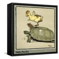 Master Quack the Duckling Thrown into the Air-Cecil Aldin-Framed Stretched Canvas