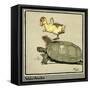 Master Quack the Duckling Thrown into the Air-Cecil Aldin-Framed Stretched Canvas