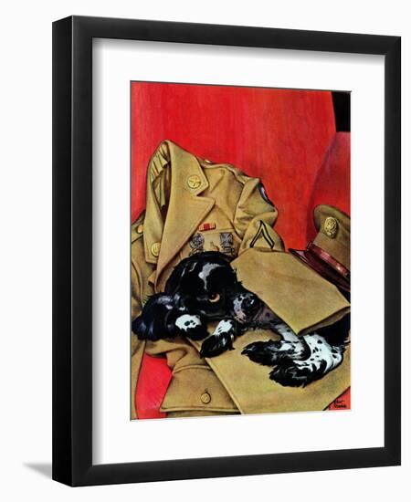 "Master's Uniform," June 10, 1944-Albert Staehle-Framed Giclee Print