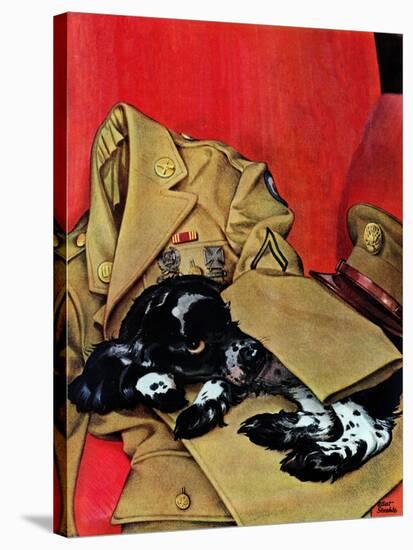 "Master's Uniform," June 10, 1944-Albert Staehle-Stretched Canvas
