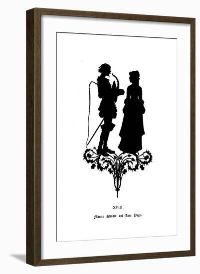 Master Slender and Anne Page-Paul Konewka-Framed Giclee Print