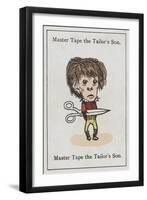 Master Tape the Tailor's Son, from "Happy Families"-null-Framed Art Print