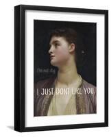 Masterful Snark - Not Shy-Jennifer Parker-Framed Art Print