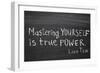 Mastering Yourself-Yury Zap-Framed Premium Giclee Print