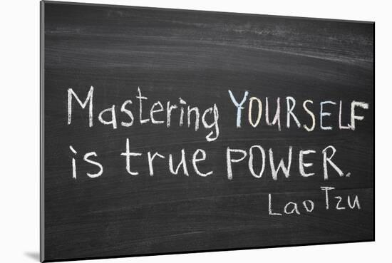 Mastering Yourself-Yury Zap-Mounted Art Print