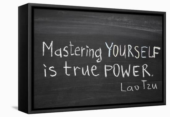 Mastering Yourself-Yury Zap-Framed Stretched Canvas