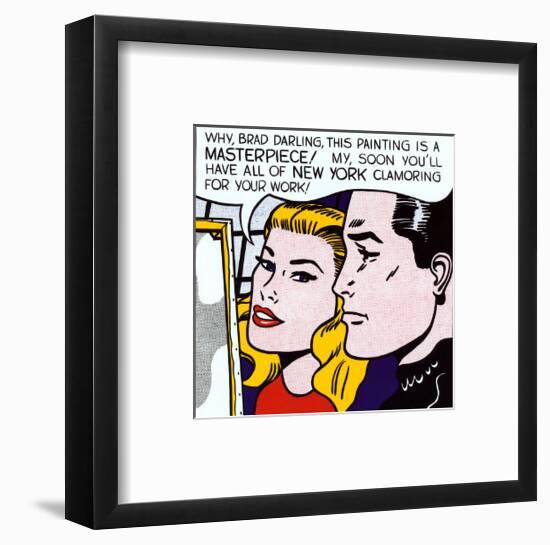 Masterpiece, 1962-Roy Lichtenstein-Framed Art Print