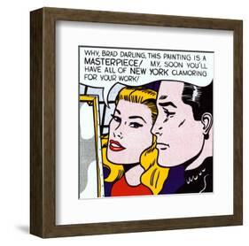 Masterpiece, 1962-Roy Lichtenstein-Framed Art Print