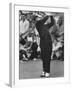 Masters Golf Tournament Winner Gary Player, Teeing Off-George Silk-Framed Premium Photographic Print