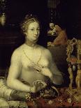 Lady at Her Dressing Table-Masters of the Fontainebleau-Framed Giclee Print