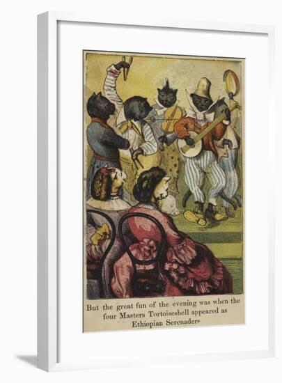 Masters Tortoiseshell Appear as Ethiopian Serenaders-null-Framed Giclee Print