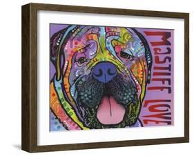 Mastiff Love-Dean Russo-Framed Giclee Print