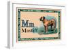 Mastiff-null-Framed Art Print