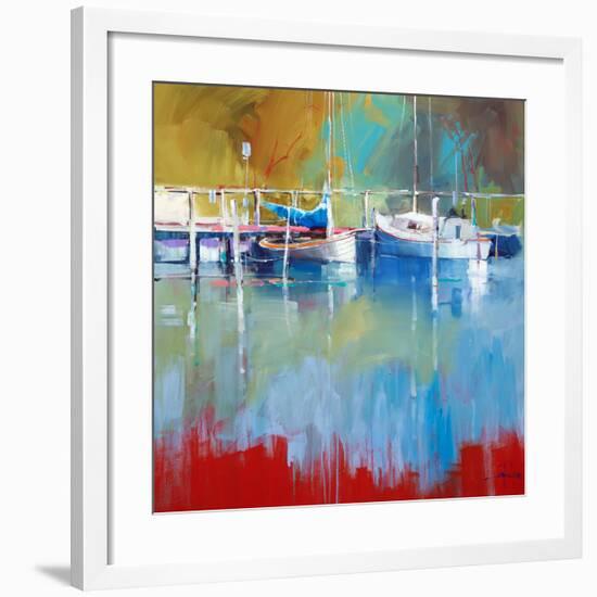 Masts at Metung-Craig Trewin Penny-Framed Art Print