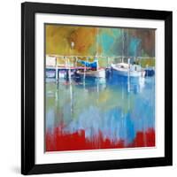 Masts at Metung-Craig Trewin Penny-Framed Art Print