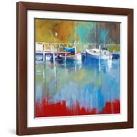 Masts at Metung-Craig Trewin Penny-Framed Art Print