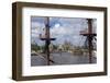 Masts of Historic Ship at NEMO Museum-Guido Cozzi-Framed Photographic Print