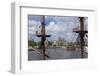 Masts of Historic Ship at NEMO Museum-Guido Cozzi-Framed Photographic Print