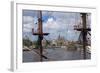 Masts of Historic Ship at NEMO Museum-Guido Cozzi-Framed Photographic Print