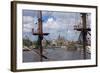 Masts of Historic Ship at NEMO Museum-Guido Cozzi-Framed Photographic Print