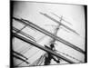 Masts of Tall Ship, Boston, Massachusetts, USA-Walter Bibikow-Mounted Photographic Print