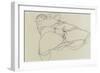 Masturbating Woman with Legs Spread, 1913-Egon Schiele-Framed Giclee Print